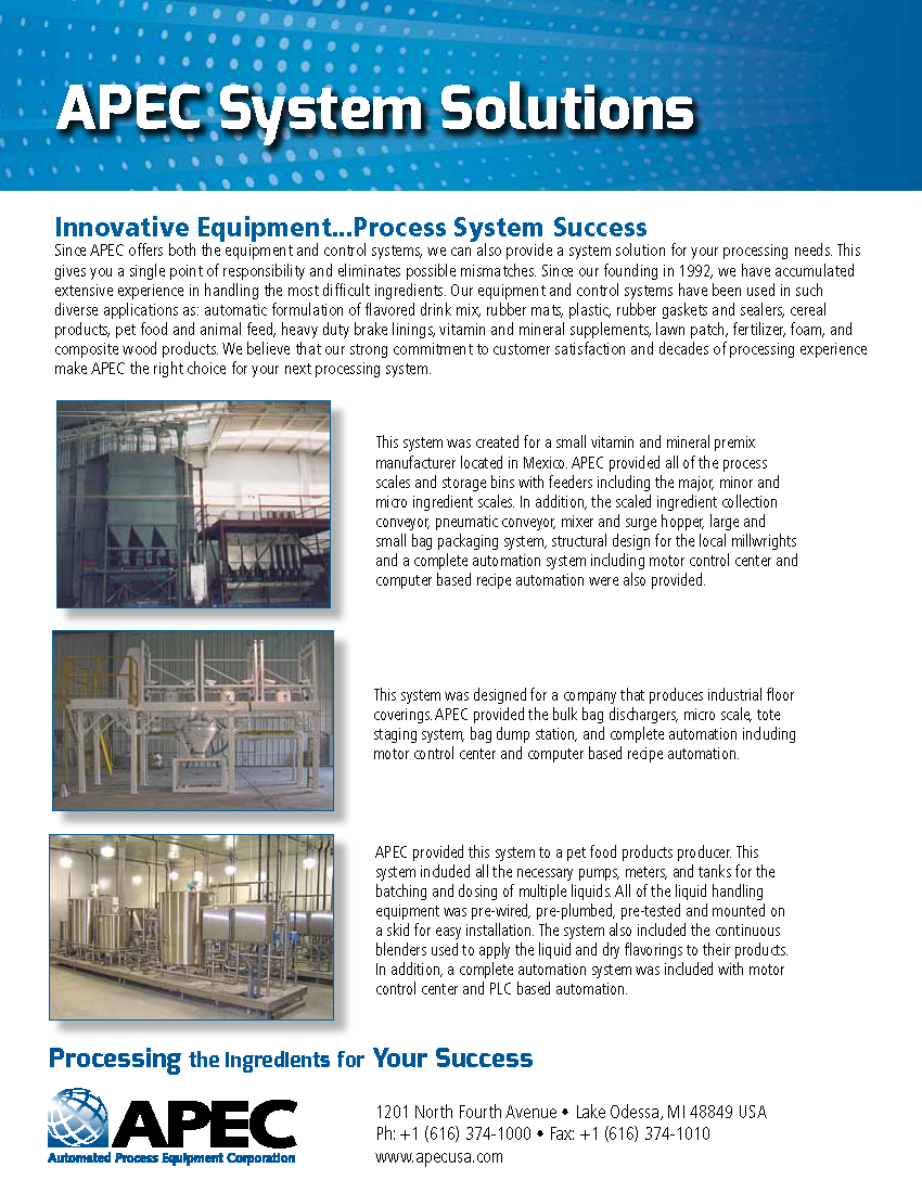 APEC System Solutions