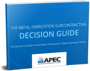 the APEC metal fabrication subcontracting decision guide