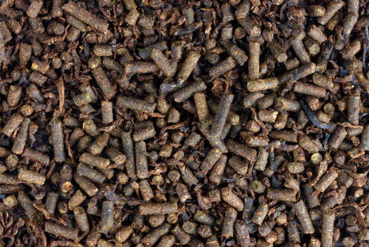 Horse feed pellets