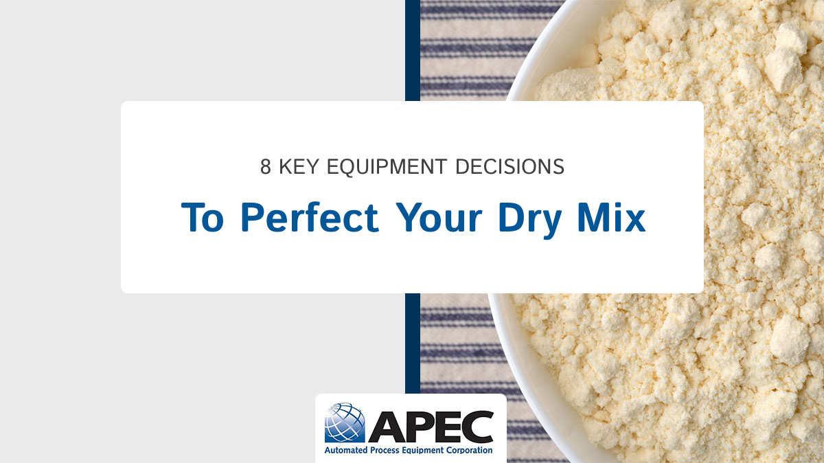 Equipment decisions to perfect your dry feed mix