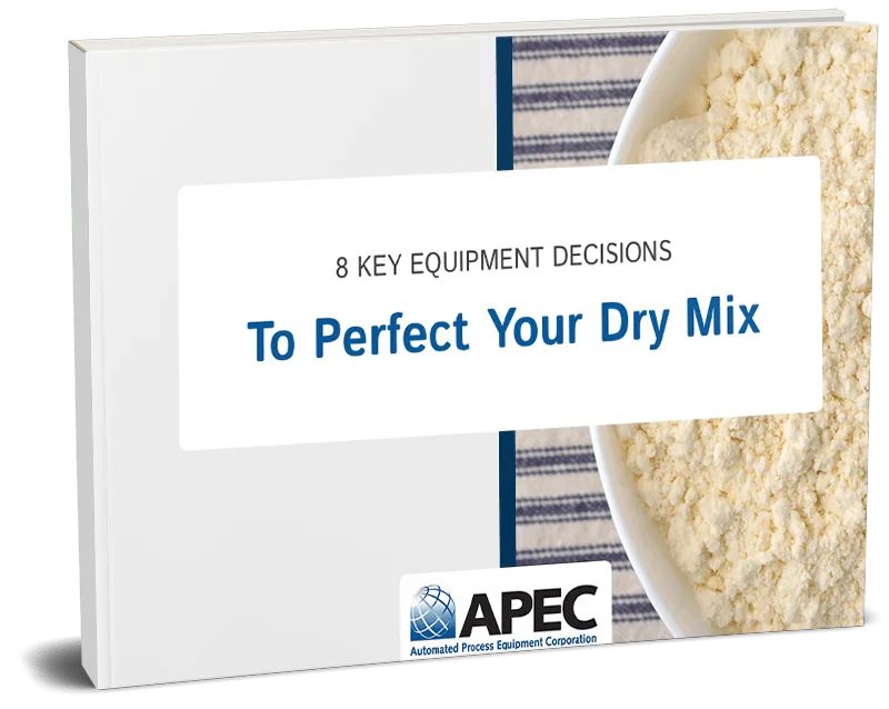 Cover of APEC's guide: 8 Key Equipment Decisions to Perfect Your Dry Mix